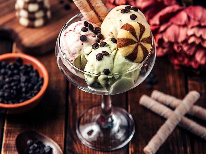 Ice Cream Shops and Cafes